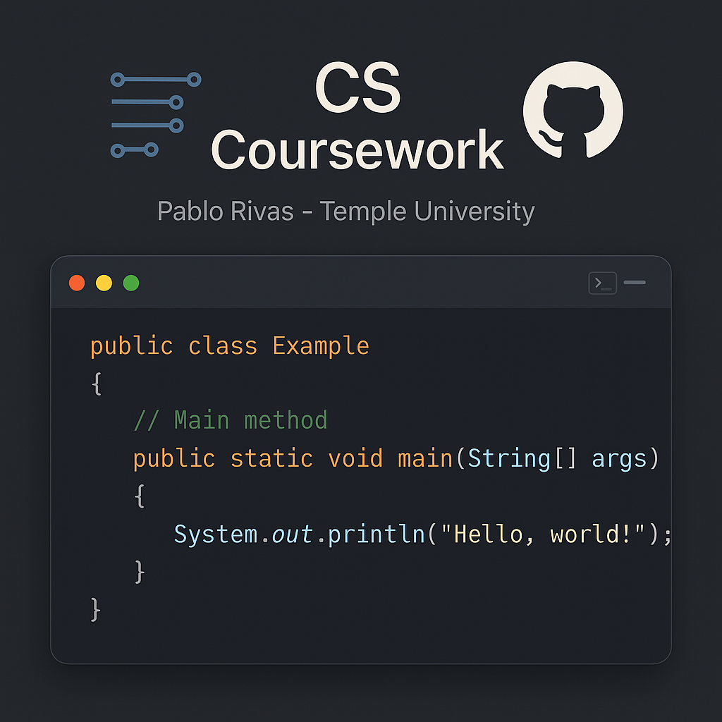 Coursework Repository Screenshot